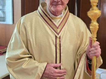 Cardinal Brislin: grateful for the warm welcome at the Rome-based parish