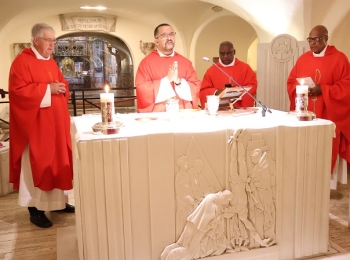 SACBC President celebrated the Votive Mass during the Ad Limina Visit